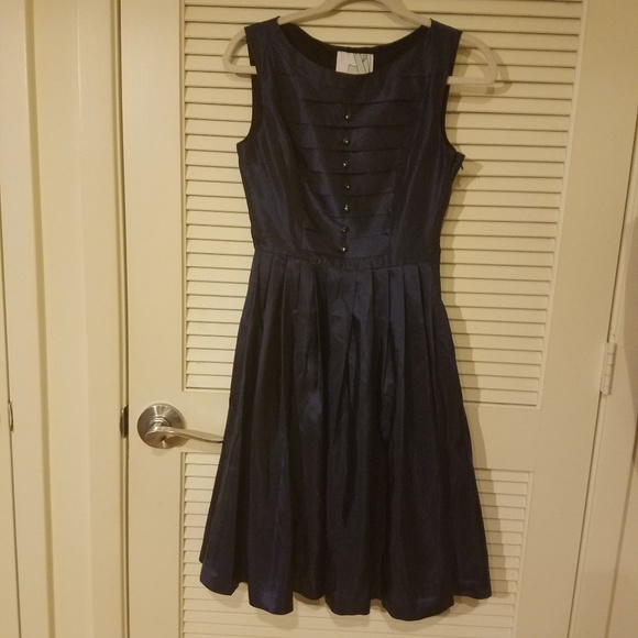 Modcloth Sapphire Vintage-Inspired Dress - Picture 2 of 5